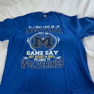 Gildan Blue Wolverines Game Day T-Shirt
